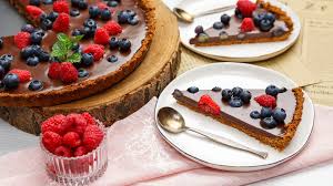 Tartă cu mascarpone si fructe de padure