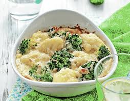 Piure de conopidă și broccoli cu cheddar