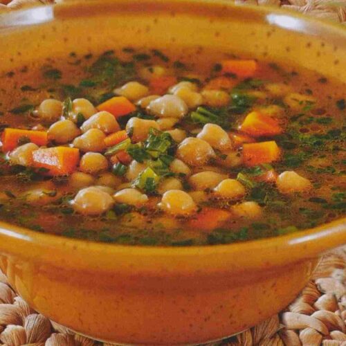 Ciorba de legume minestrone cu naut