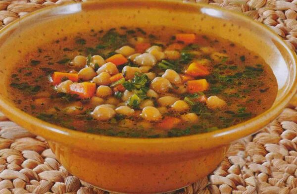 Ciorba de legume minestrone cu naut