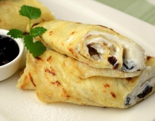 Sushi cu ricotta și mure