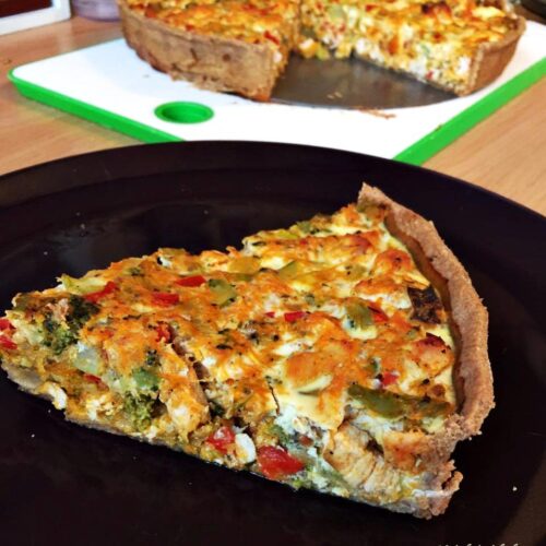 Quiche cu brânză si spanac