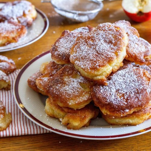 Clătite cu mere si scorțișoară (fără zahăr)