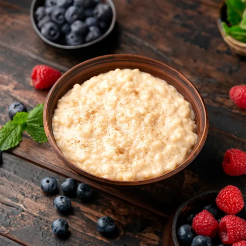 Porridge din fulgi de ovaz cu lapte și scorțișoară