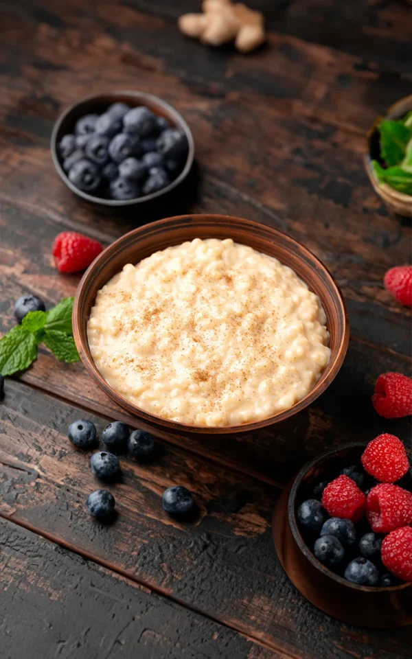 Porridge din fulgi de ovaz cu lapte și scorțișoară