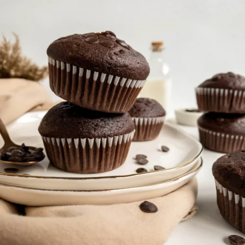 Briose cu ciocolata neagra