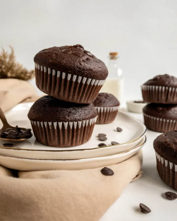 Briose cu ciocolata neagra